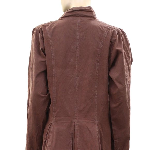 Ewa I Walla Peasant Lagenlook Vintage Buttondown Coat Jacket Dress M NWD - Picture 4 of 9